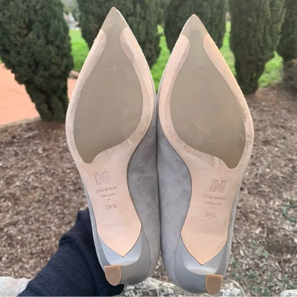 M. M. Lafleur Nude Beige Suede The Lillian Pump - Picture 4 of 7